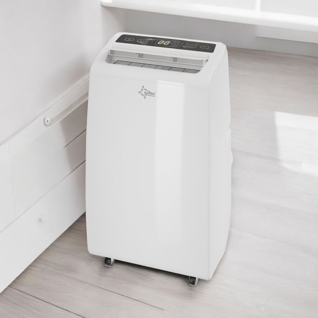 SUNTEC Advance 9000 BTU, 4 in 1 Mobiles Klimagerät mit Heizfunktion, 2640 W