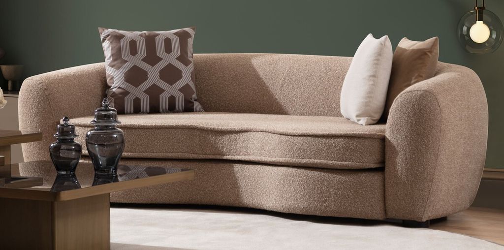 Casa Padrino Luxus Sofa Braun / Schwarz 250 x 106 x H. 72 cm - Wohnzimmer Sofa - Hotel Sofa - Wohnzimmer Möbel - Wohnzimmer Einrichtung - Hotel M...