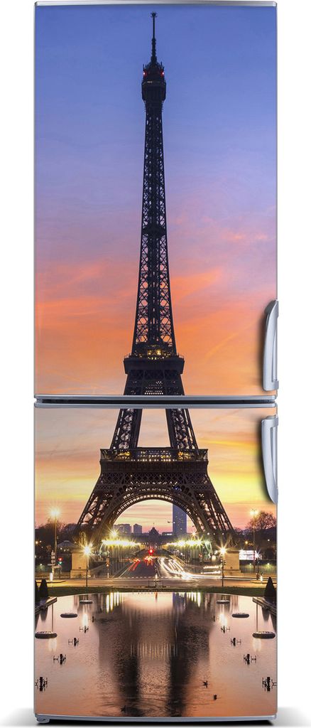 Tulup Kühlschrankdekoration - Magnetmatte - 70 cm x 190 cm - Magnet auf dem Kühlschrank - Eiffelturm