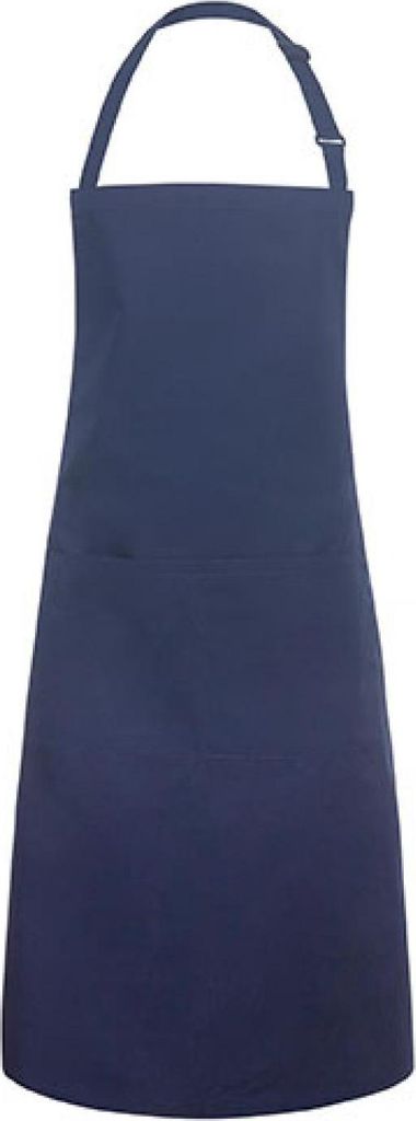 Karlowsky XXL-Latzschürze Basic in Übergröße mit Schnalle und Tasche Artikel BLS 9 - marine - Einheitsgröße