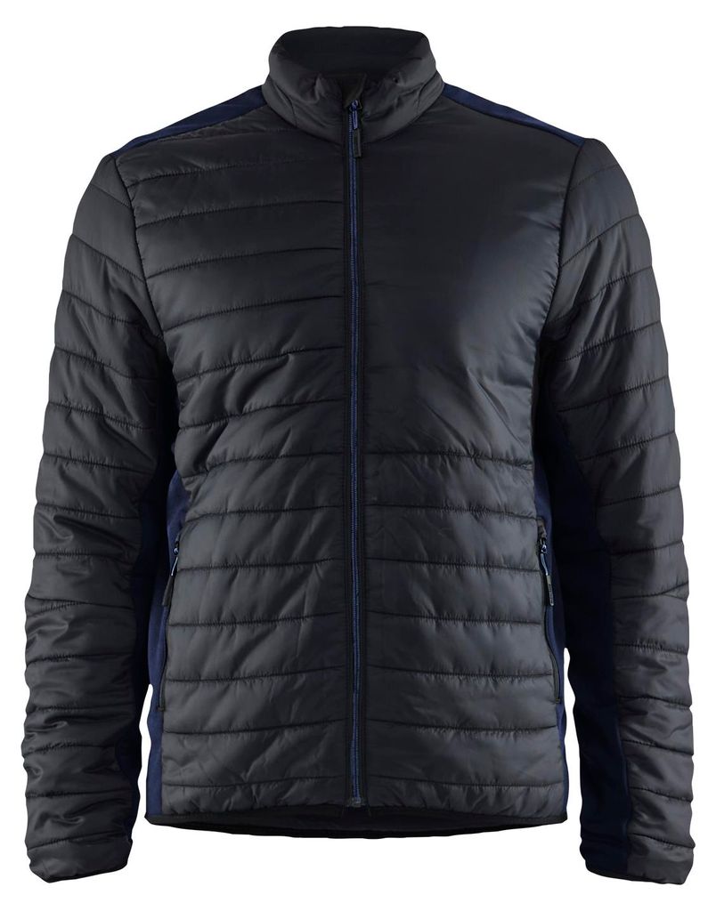 Blakläder Jacke warm gefüttert 4710, Farbe:Schwarz/Dunkel Marineblau, Größe:XS