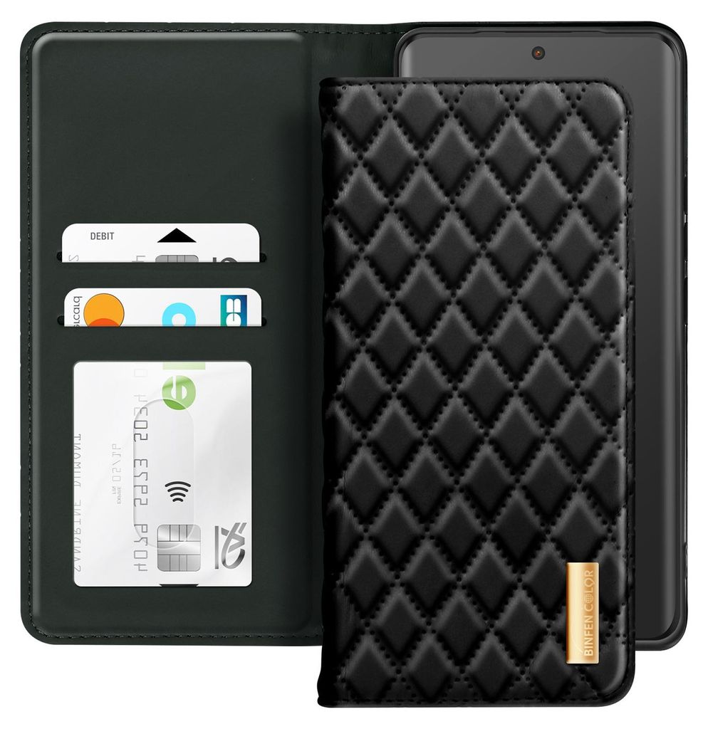 Avizar, Hülle für Xiaomi Redmi Note 14 Pro/14 Pro Plus Portemonnaie, Schwarz