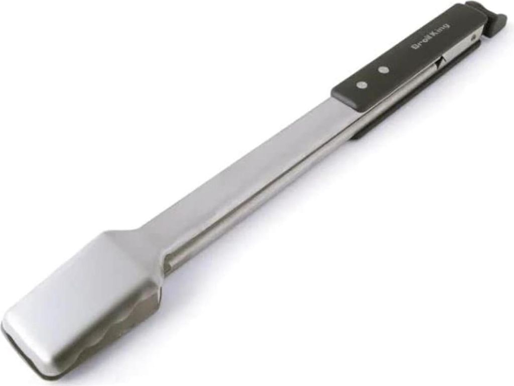 Broil King 64112 Zange Imperial SS Silber Schwarz Grillzange