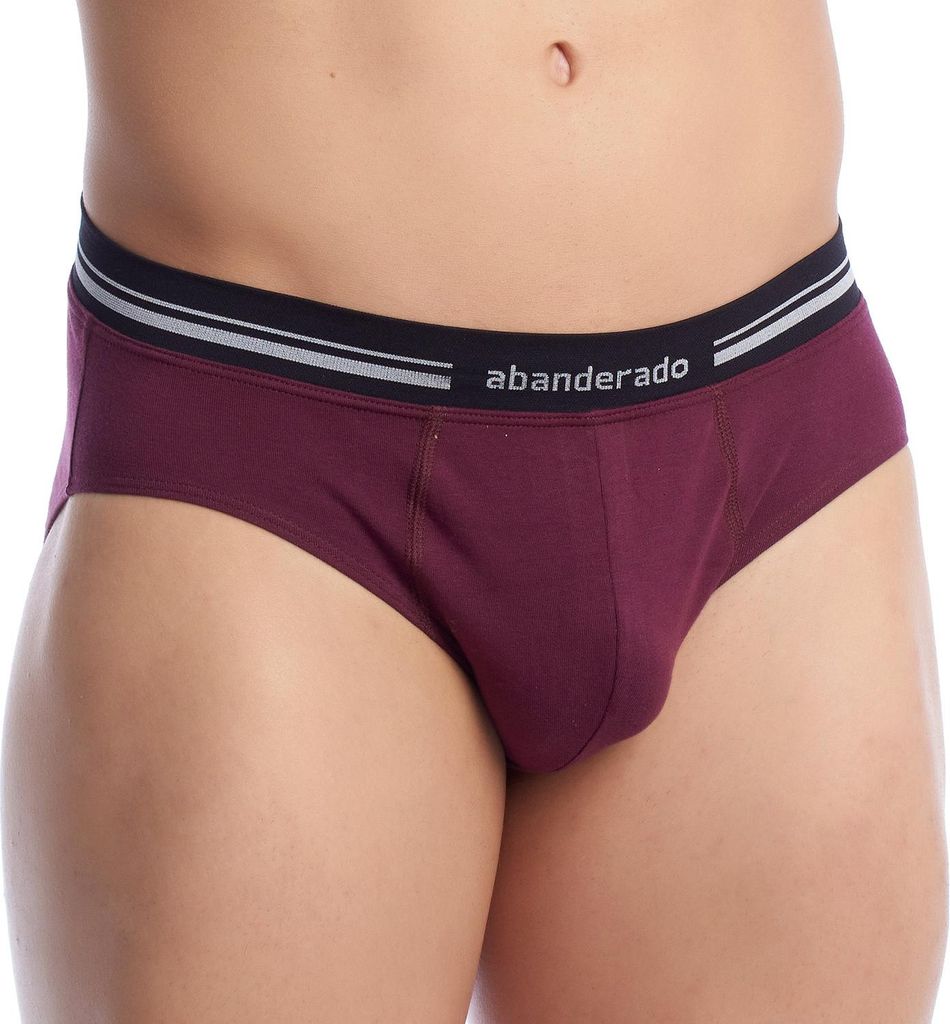 Abanderado Herren-Baumwollslips mit elastischem Bund und extraweichem Bund A077H