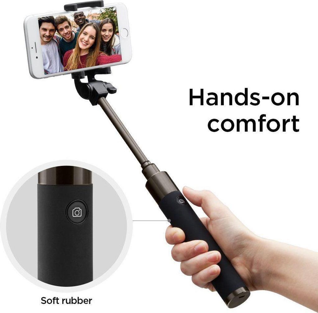 Spigen S530W Kabelloser Selfie-Stick - Schwarz