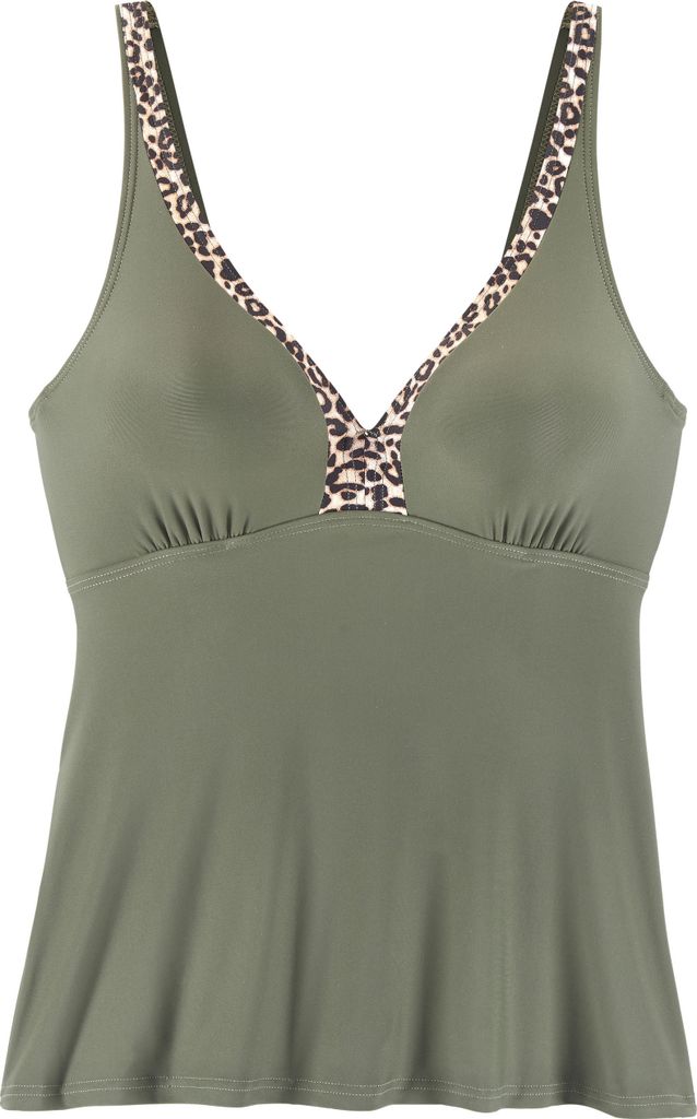 LASCANA Bügel-Tankini-Top oliv Größe 46 Cup B