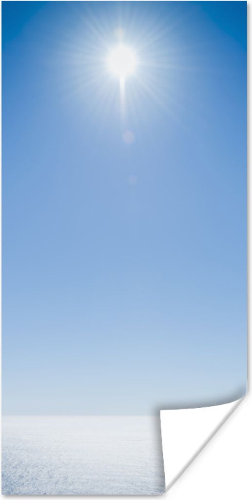 MuchoWow Poster Sommer - Meer - Sonne 75x150 cm - Dekoration für die Wände