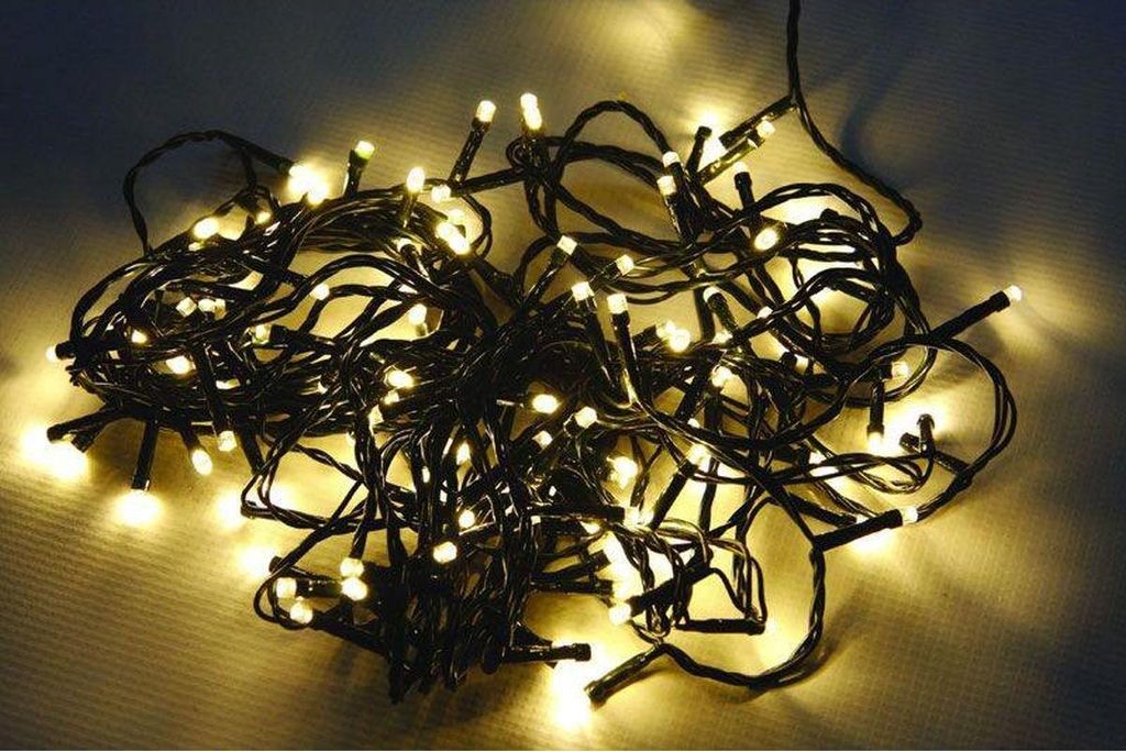 LED mini svetelná reťaz číra žiarovka, zelený kábel 9m 120 Obrázok produktu 28