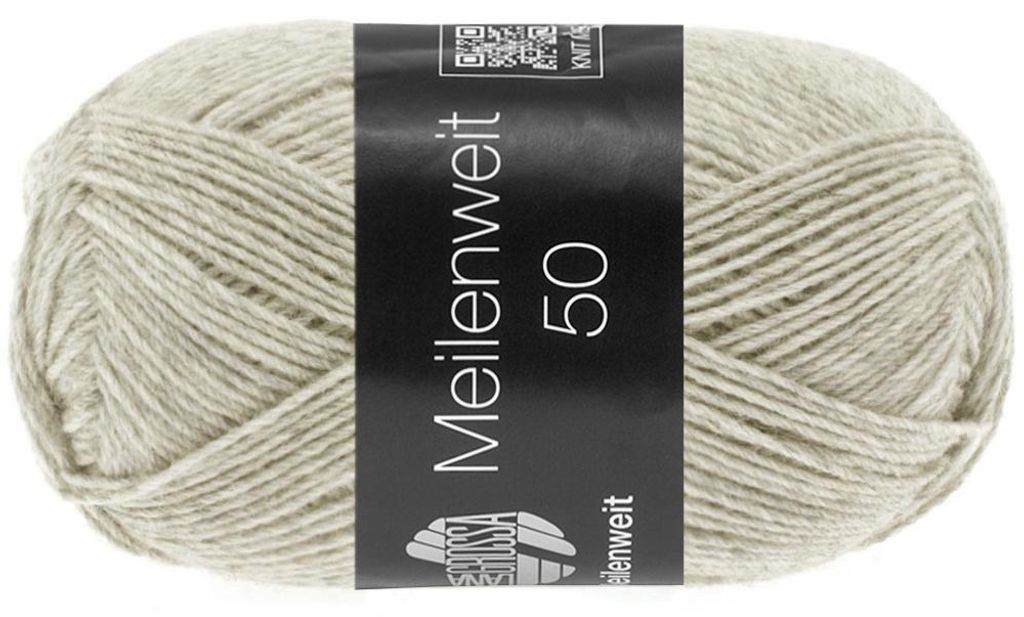 Lana Grossa MEILENWEIT 50 g UNI 4-fach Sockenwolle mit 80 % Produktbild 