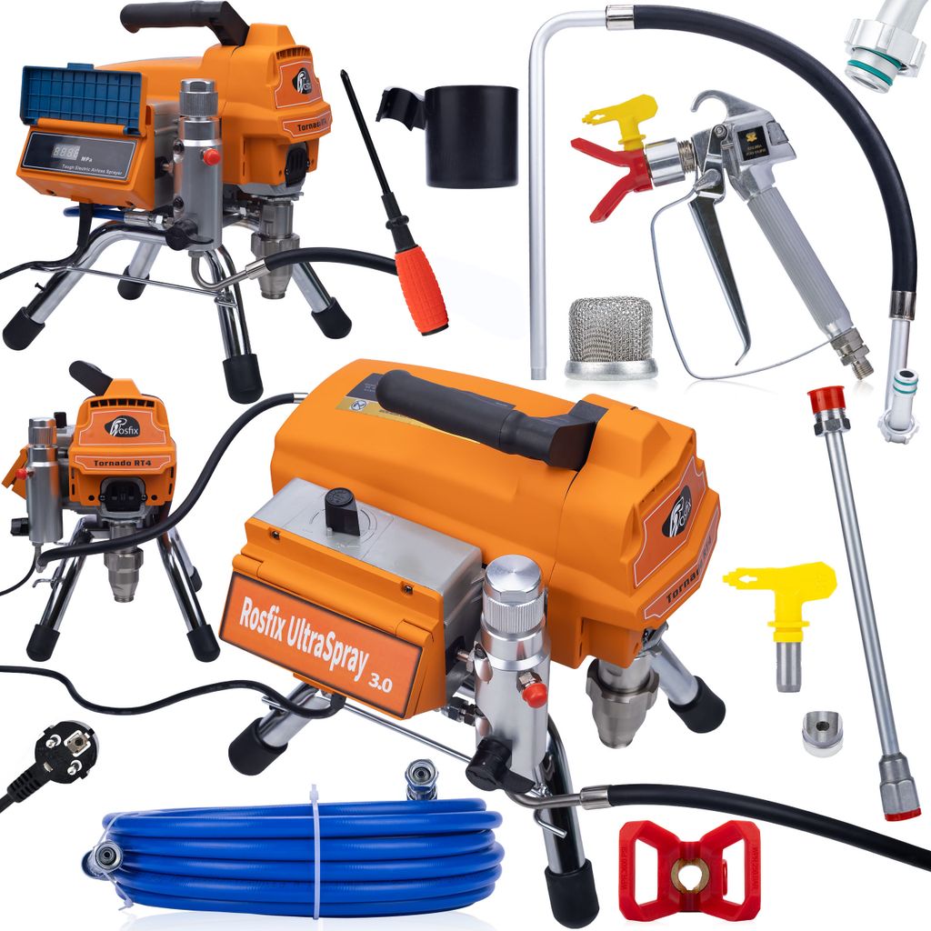 Rosfix Tornado RT4 UltraSpray 3000W 22MPA 3,2L/min Lackiereinheit