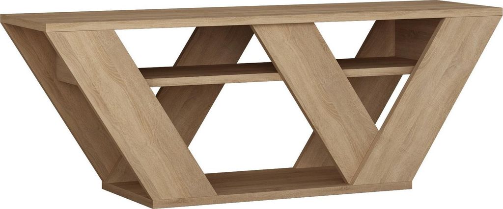 TV-Möbel aus Holz "Pipralla" - 110 x 30 x 40 cm - Eiche