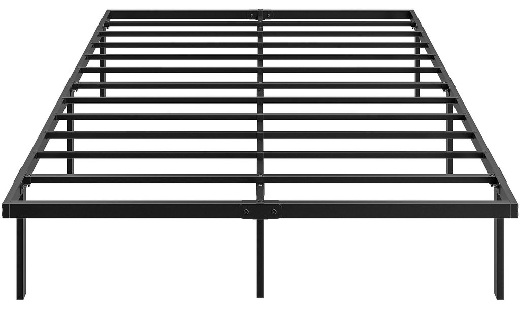 HOMCOM Bettgestell 140x200cm Metallbett 35,5cm Hohe Produktbild 