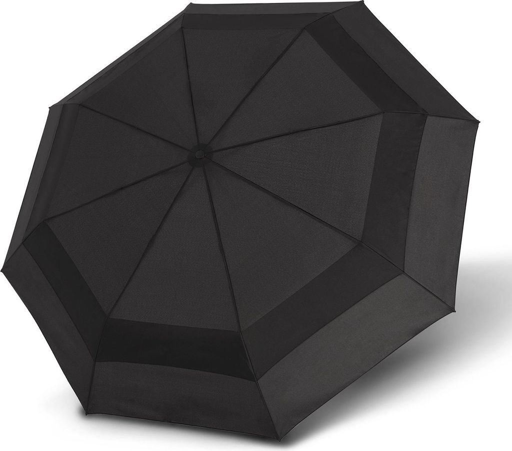 Knirps Taschenregenschirm Regenschirm A.405 Duomatic Vented Black schwarz