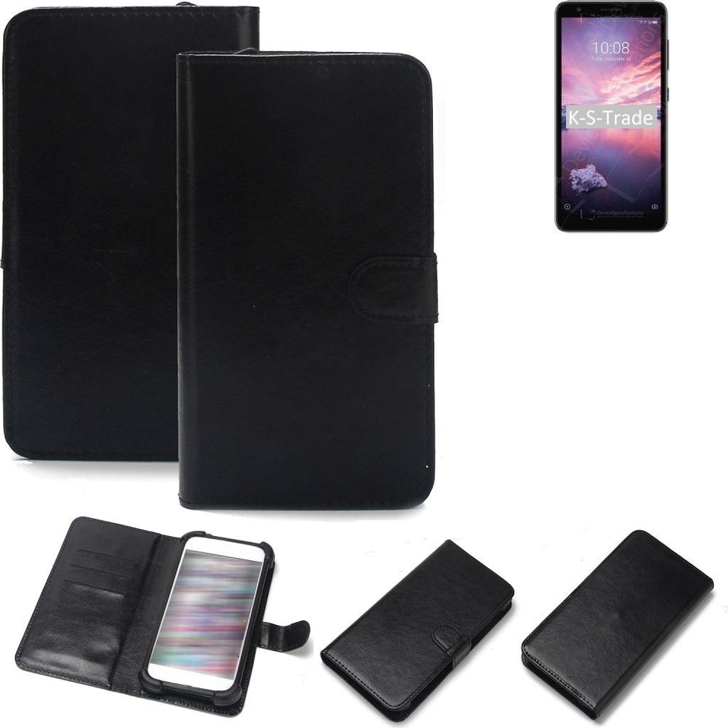 K-S-Trade Handyhülle Schutzhülle kompatibel mit ZTE Blade A3 Joy Handy Schutz Hülle Handyhülle Bumper schwarz 1x