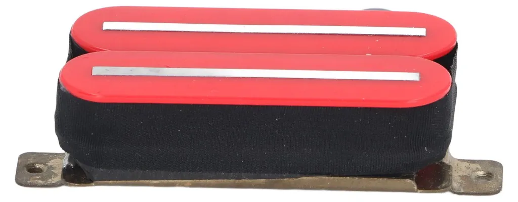 Micro Double Bobinage Hot Rail Format Simple pour Guitare Électrique Rouge