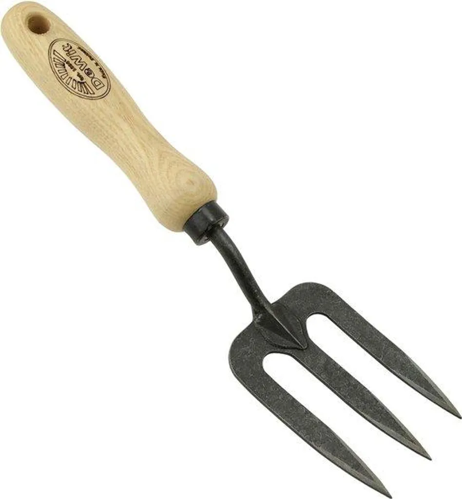 Fourche de jardin en acier inoxydable et bois de frêne robuste