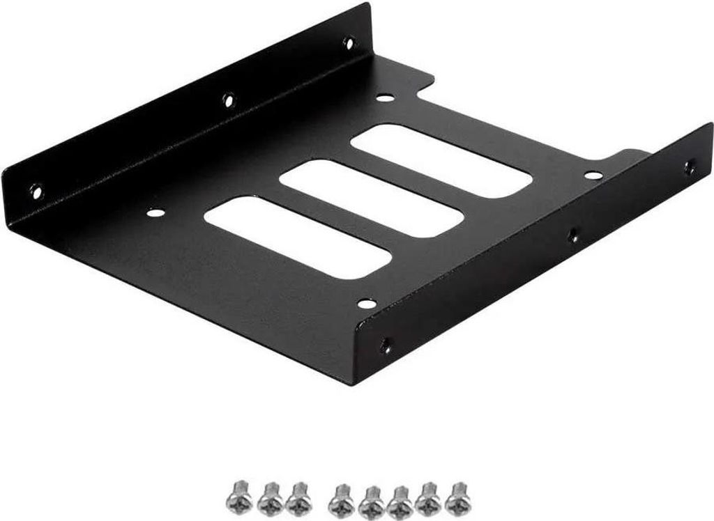 UNYKAch 50519, Universal, SSD-Montagehalterung, SGCC, Schwarz, 2.5", 110 mm