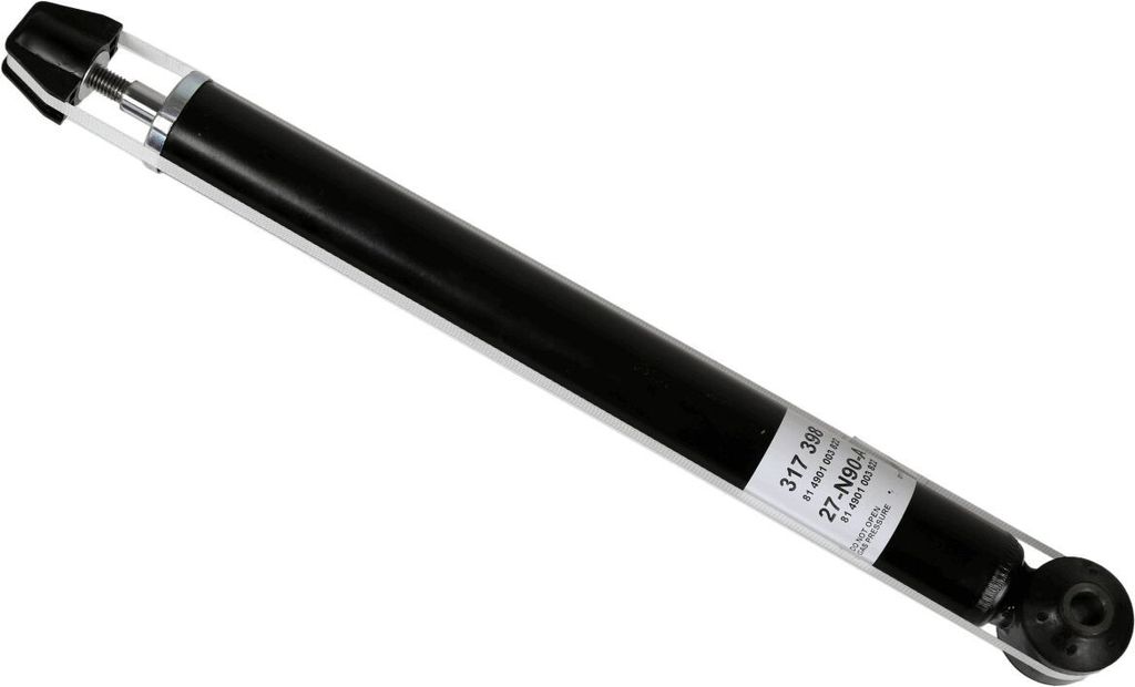 2x SACHS 317 398 Stoßdämpfer Satz Hinten Gasdruck