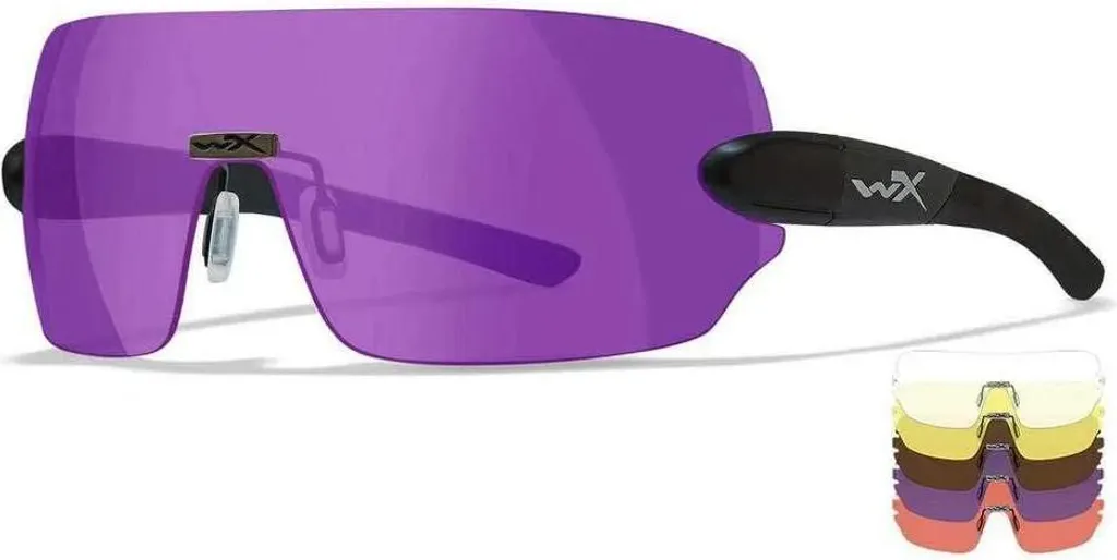 Anti-éblouissement : Lunettes Wiley X Detection Violet verres polarisés