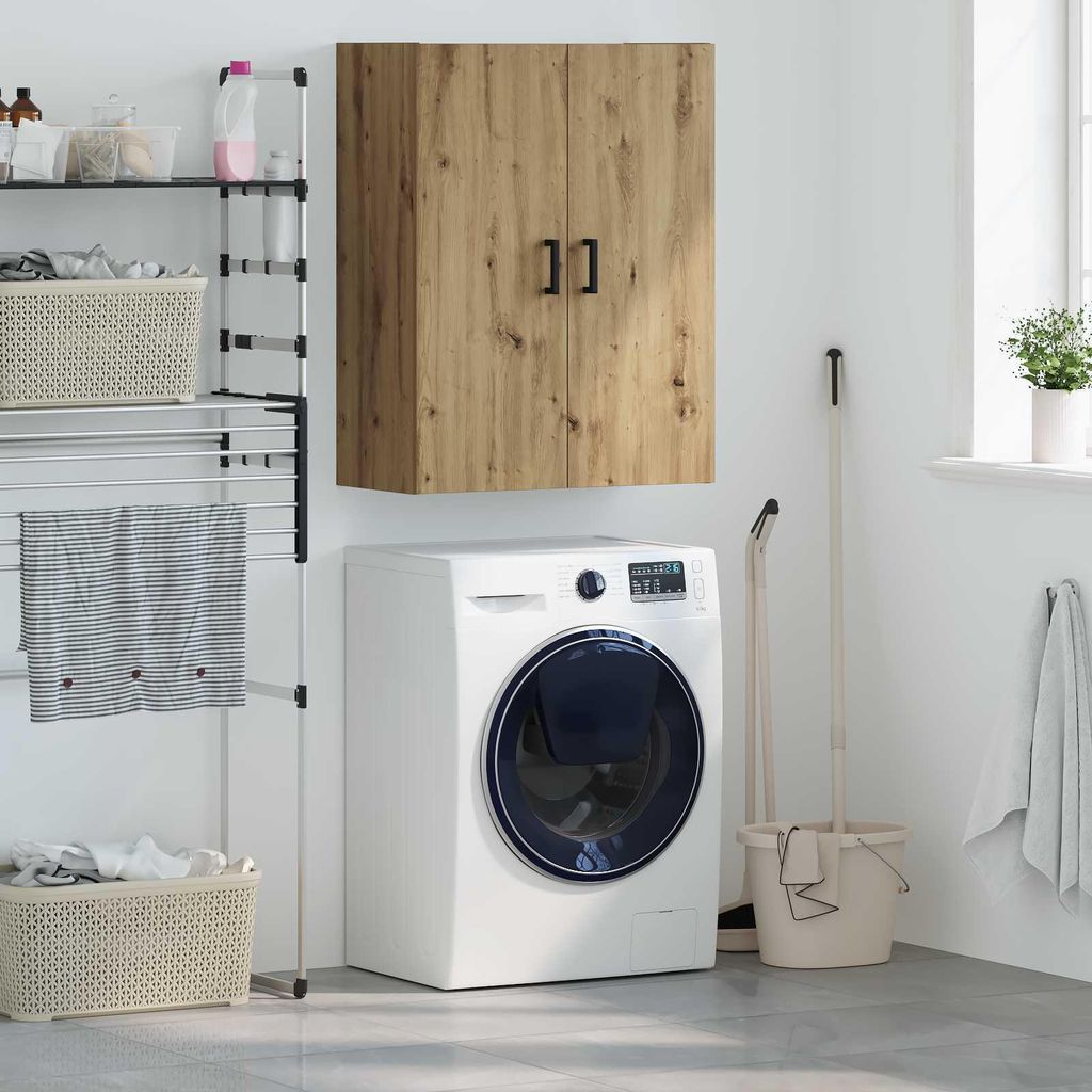 vidaXL Nástěnná skříňka Artisan dub 69,5 x 34 x 90 cm Obrázek produktu 