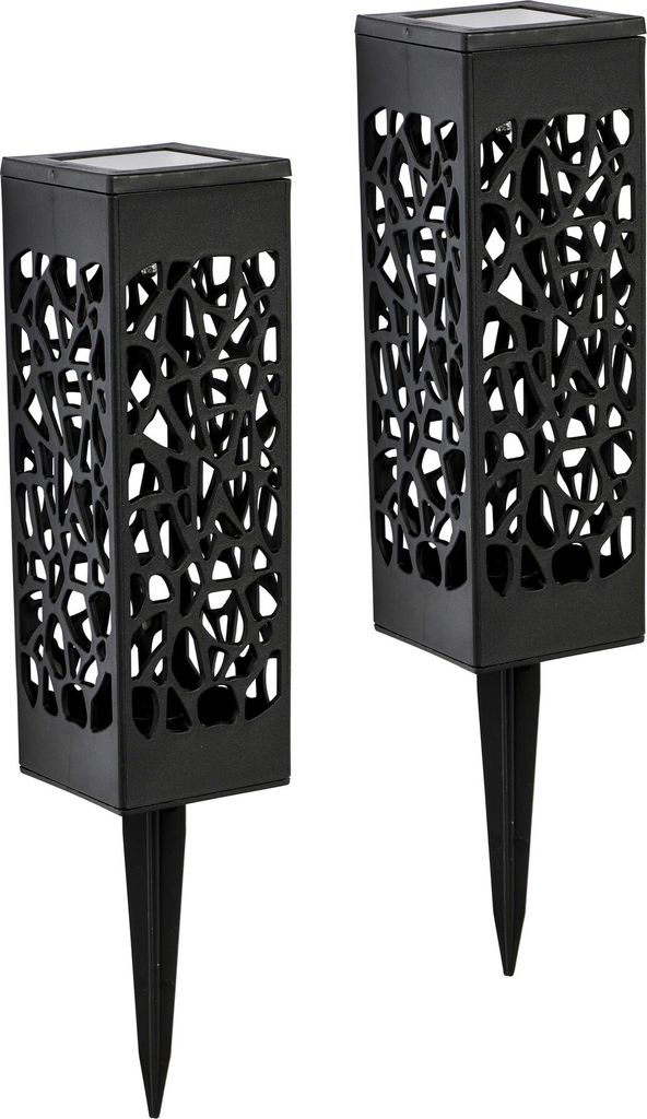 HI 70406 LED Solar Schattenlampen 2er Set mit warmweissen Produktbild 