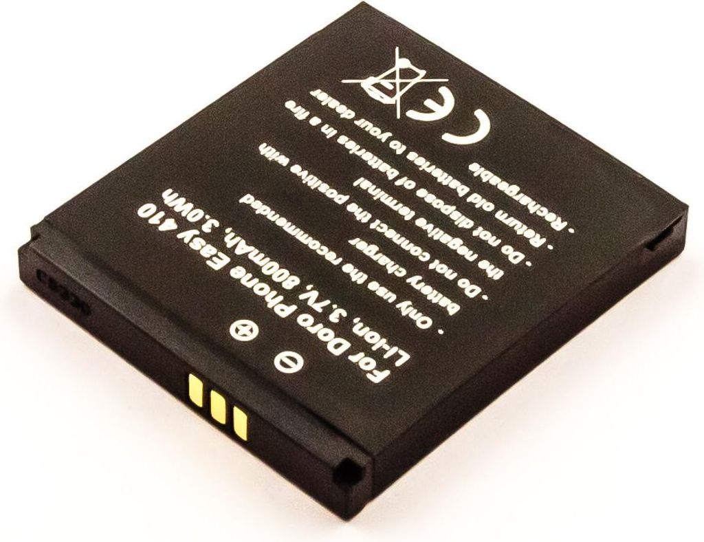 Ersatzakku für Doro PhoneEasy 410 / 409 / 605 / 610 / 612 – 3,7V 800mAh ????????