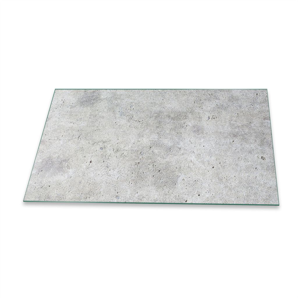 Herdabdeckplatte Glaskeramik 90x52 Textur Grau Abdeckung Glas Spritzschutz Küche Deko