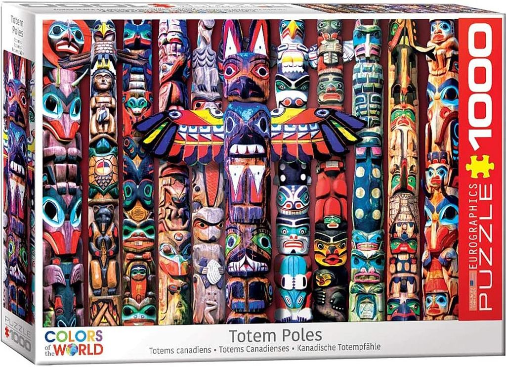 EUROGRAPHICS Puzzle Indianische Totems 1000 Teile
