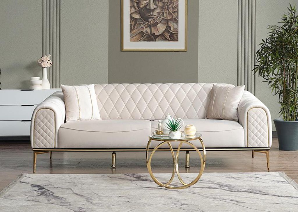 Sofagarnitur 3 2 Sitzer Wohnlandschaft Sofa Couch Polster Garnitur Sofas