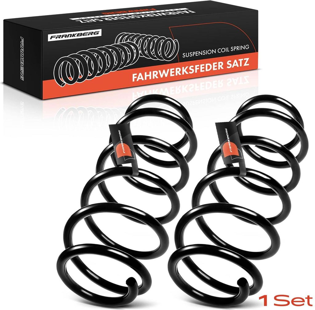 Frankberg 2x Fahrwerksfeder Vorderachse für Opel Astra H L48 L35 Astra H GTC A04 Astra L48 2004-2010