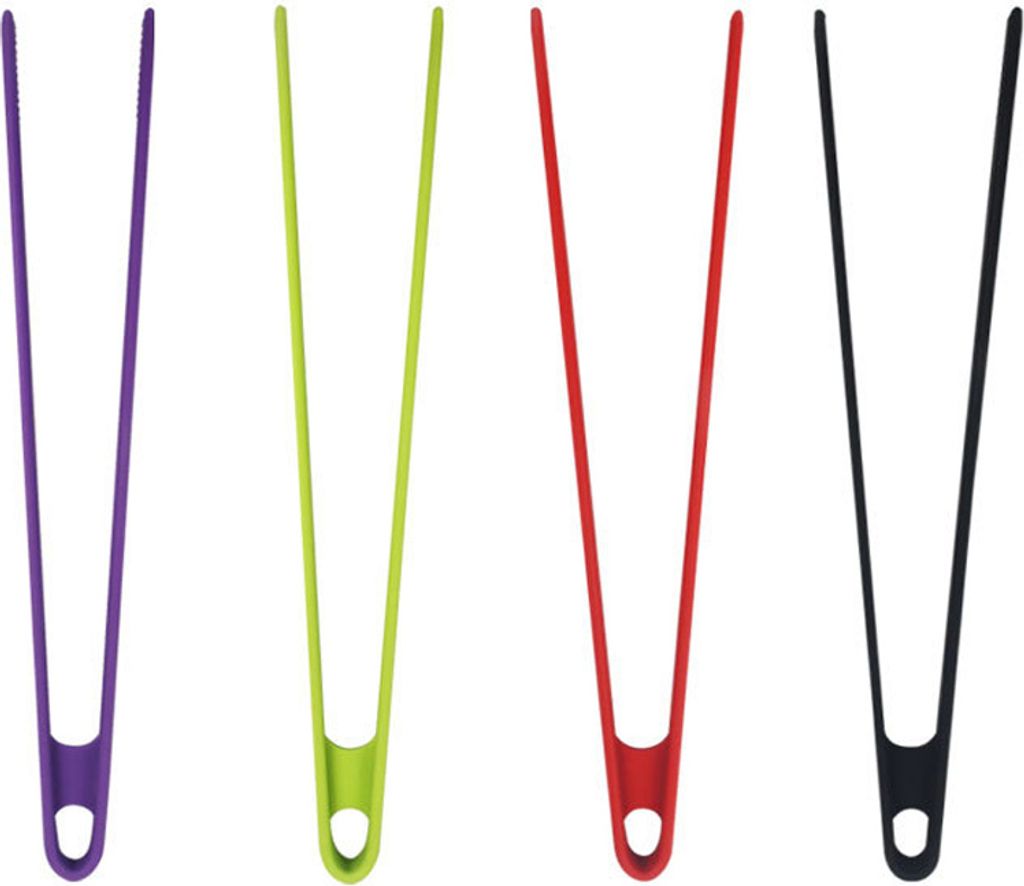CANDeal 4 Stück 29cm Silikon Untersetzer Zange Zum Kochen Silikon Zange Küchenutensilien Hitzebeständige Antihaft Silikon Lebensmittel Zange Koc...