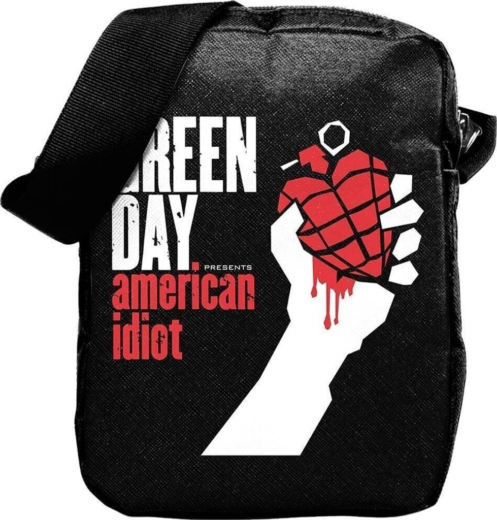 Green Day American Idiot Crossbody Tasche Black