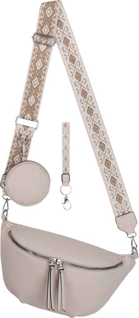 Bauchtasche Umhängetasche Crossbody-Bag Kunstleder Produktbild 