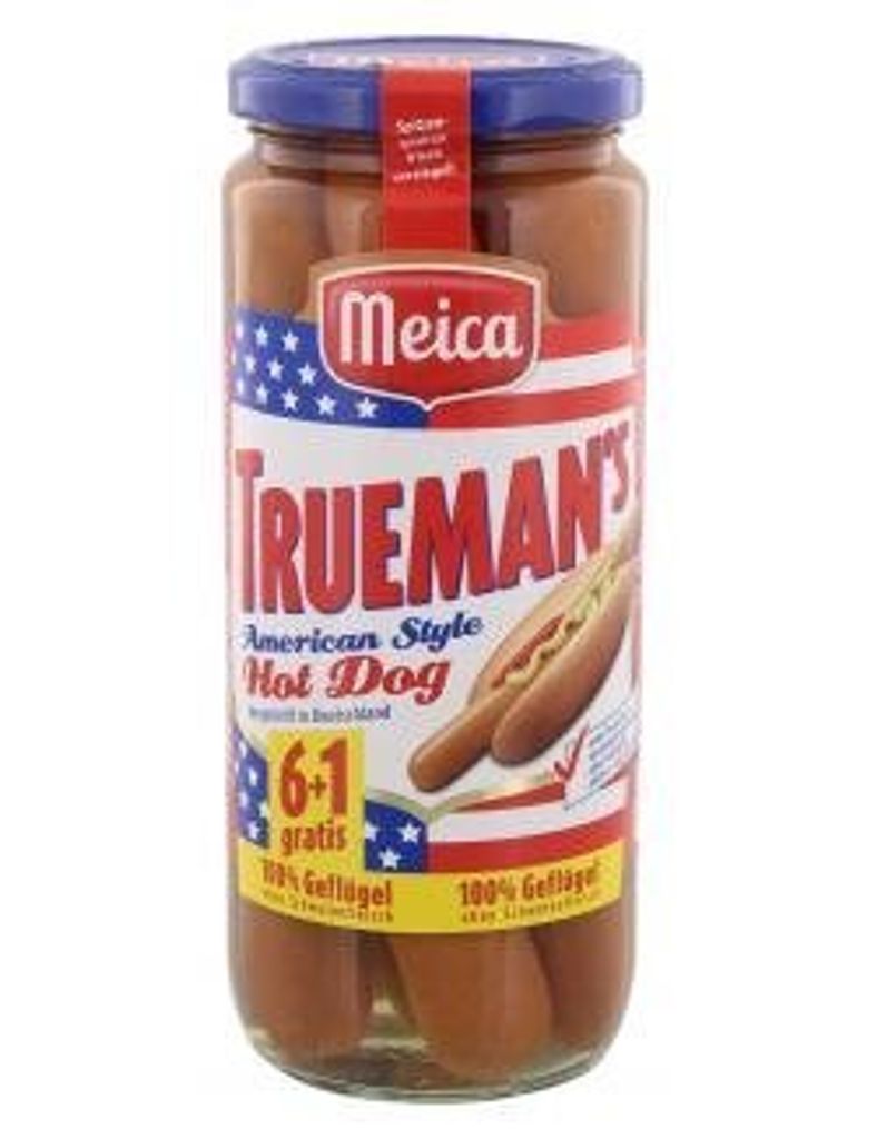 Salsicce Hot Dog Meica Trueman's Pollo 100% Pollame Immagine del prodotto 