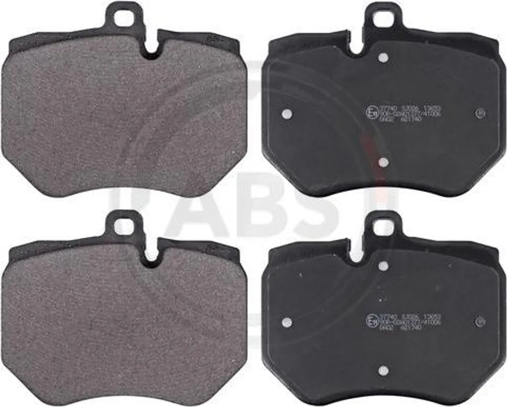 Plaquettes de frein à disque pour Audi A6 4F - Kit complet A.B.S. 37740
