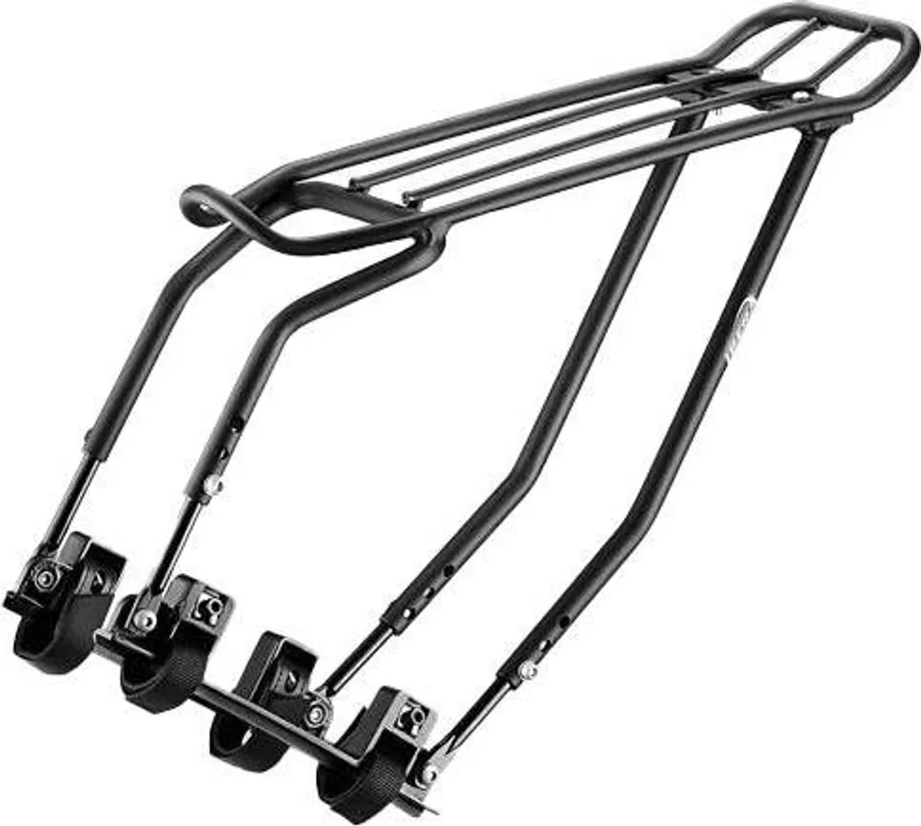 Porte-bagages Ibera IB-RA19, solution vélos sans œillets, Staymount