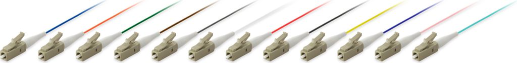 Equip Patchkabel LC->PC 2.00m 12Stk Multi Dupl. OM4 12Farb