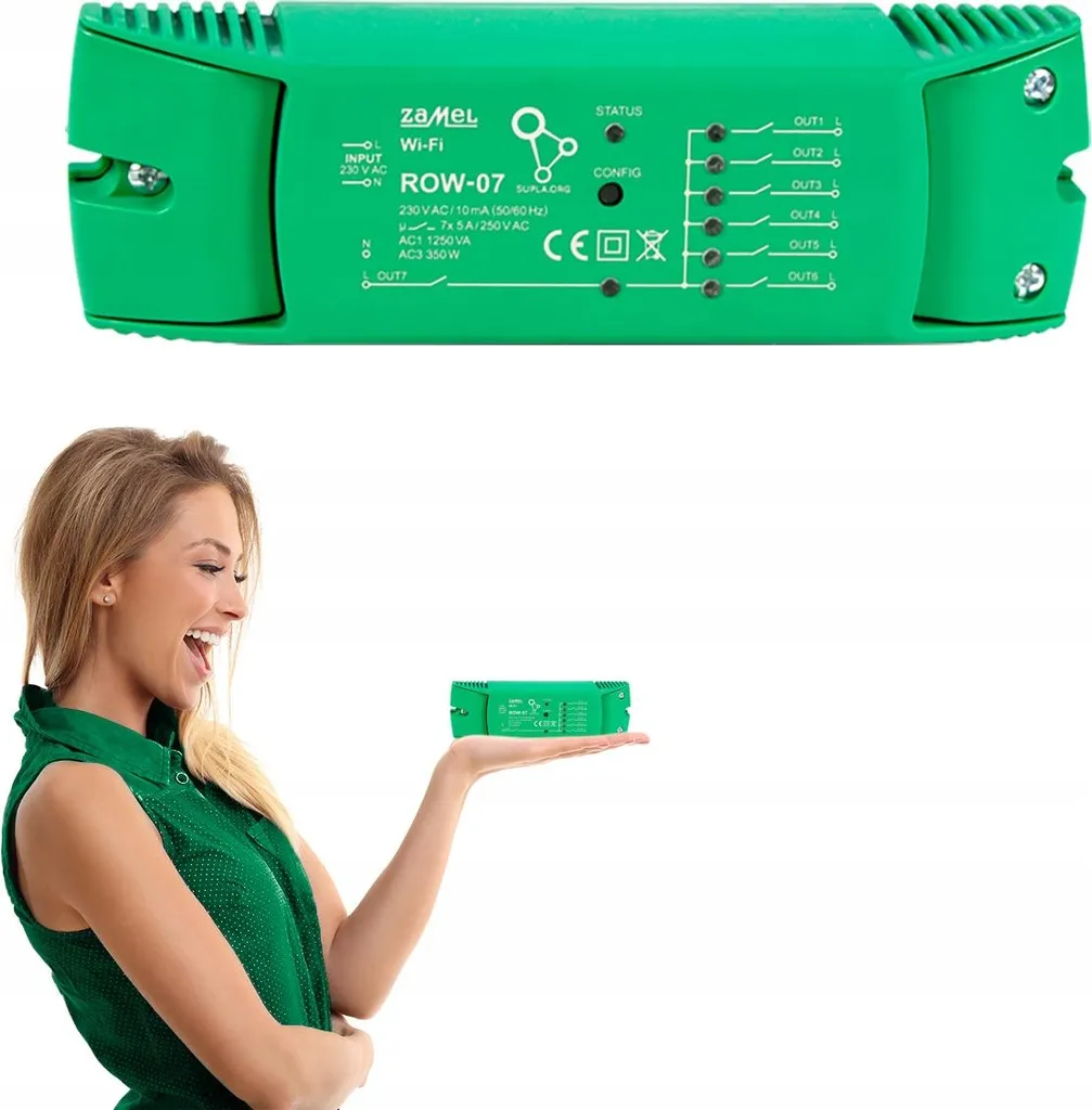 Module de Commande Wi-Fi 7 Sorties ROW-07 Zamel pour Maison Connectée - 3
