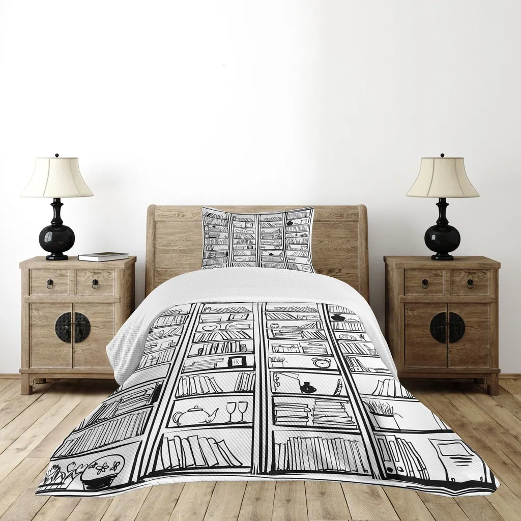 Trapunta Moderna ABAKUHAUS 170x220 cm - Design Libreria Antracite