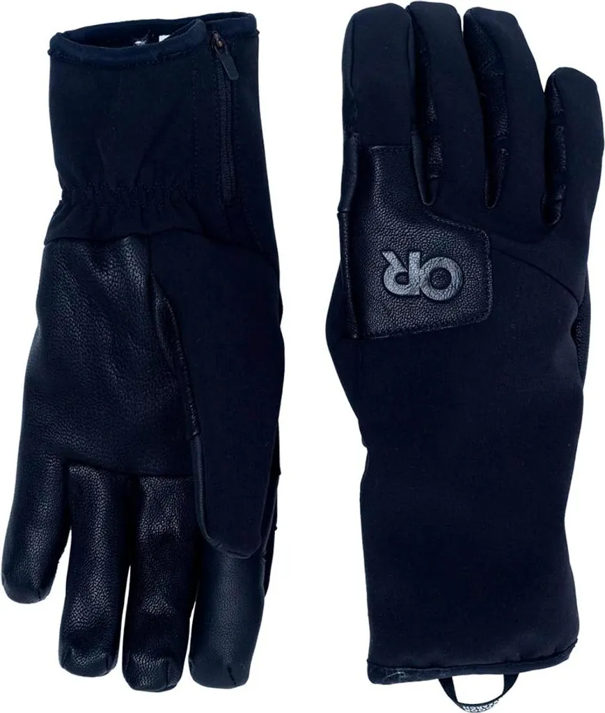 Gants de Softshell Windbloc Outdoor Research Stormtracker Sensor Noirs S