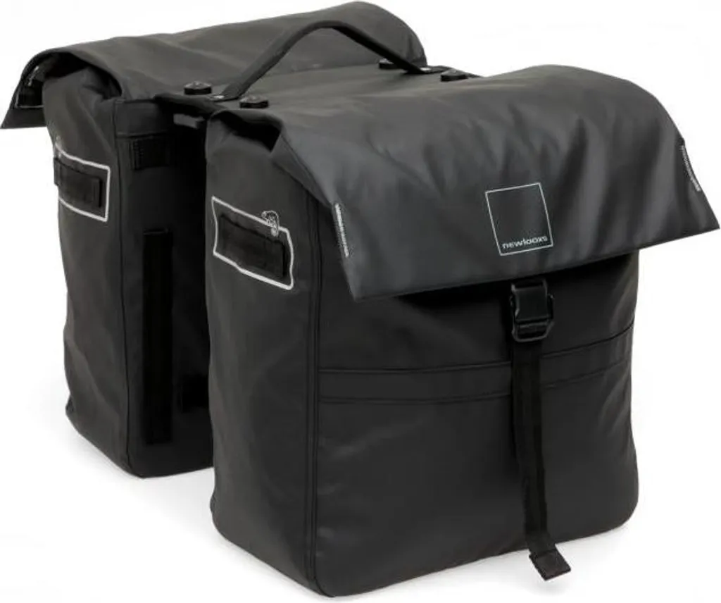 Sacoche Double New Looxs Leeds MIK 2.0 Noir pour Porte-Bagage Arrière