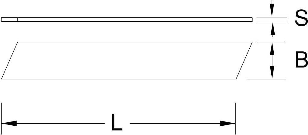 KS TOOLS Ersatzklingenmagazin mit 6 Klingen 0,5x18x100 mm für 907.2195 - 907.2196