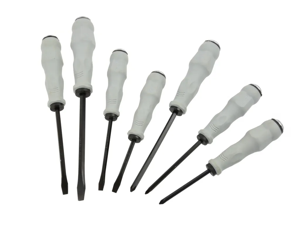 Set Giraviti a Percussione GEKO G30594 7 Pezzi - Acciaio Professionale CrV