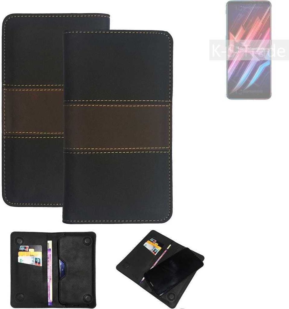 K-S-Trade Hülle Handyhülle kompatibel mit nubia Red Magic 6 Schutzhülle Walletcase Bookstyle Tasche Schutz Case Handytasche Wallet Cover Kunstleder