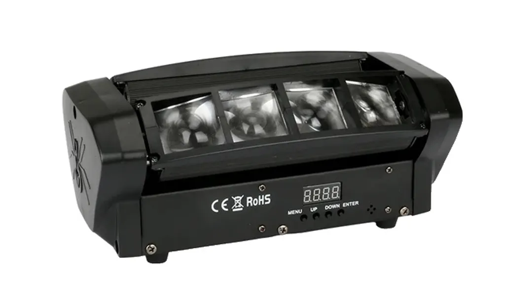 Lumière Moving Head RGBW DMX 7 Canaux - Lyre LED Puissante avec Prise EU