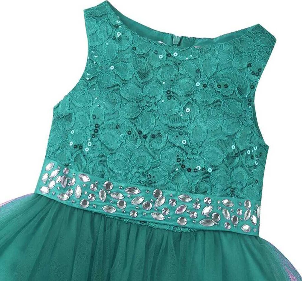 Mädchen Prinzessin Kleid Gr. 146-152 Cm Produktbild 4