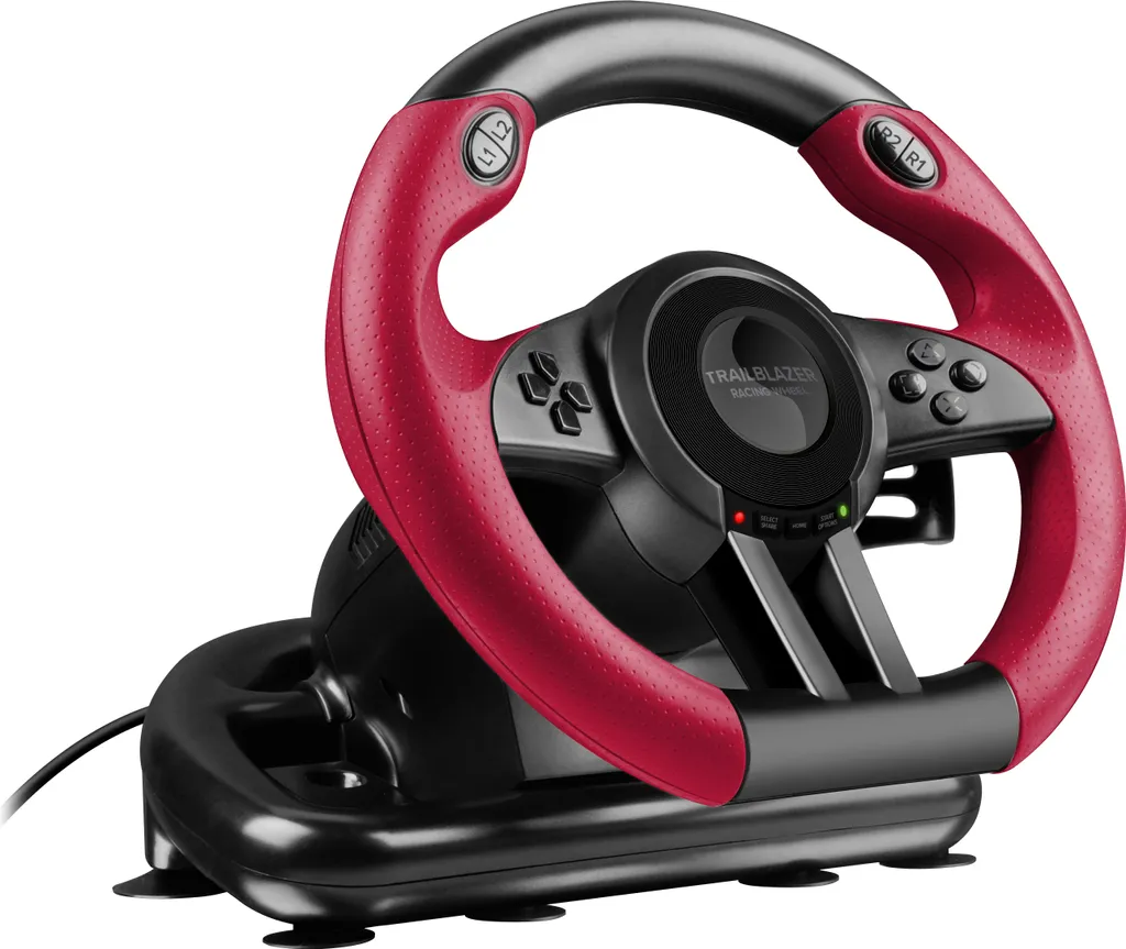 Volant Gaming Trailblazer : Vibration et Levier de Vitesse Intégré