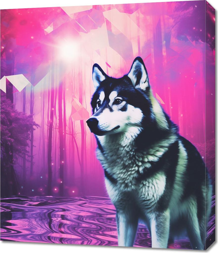 Bild 60x70cm Wolfgeist