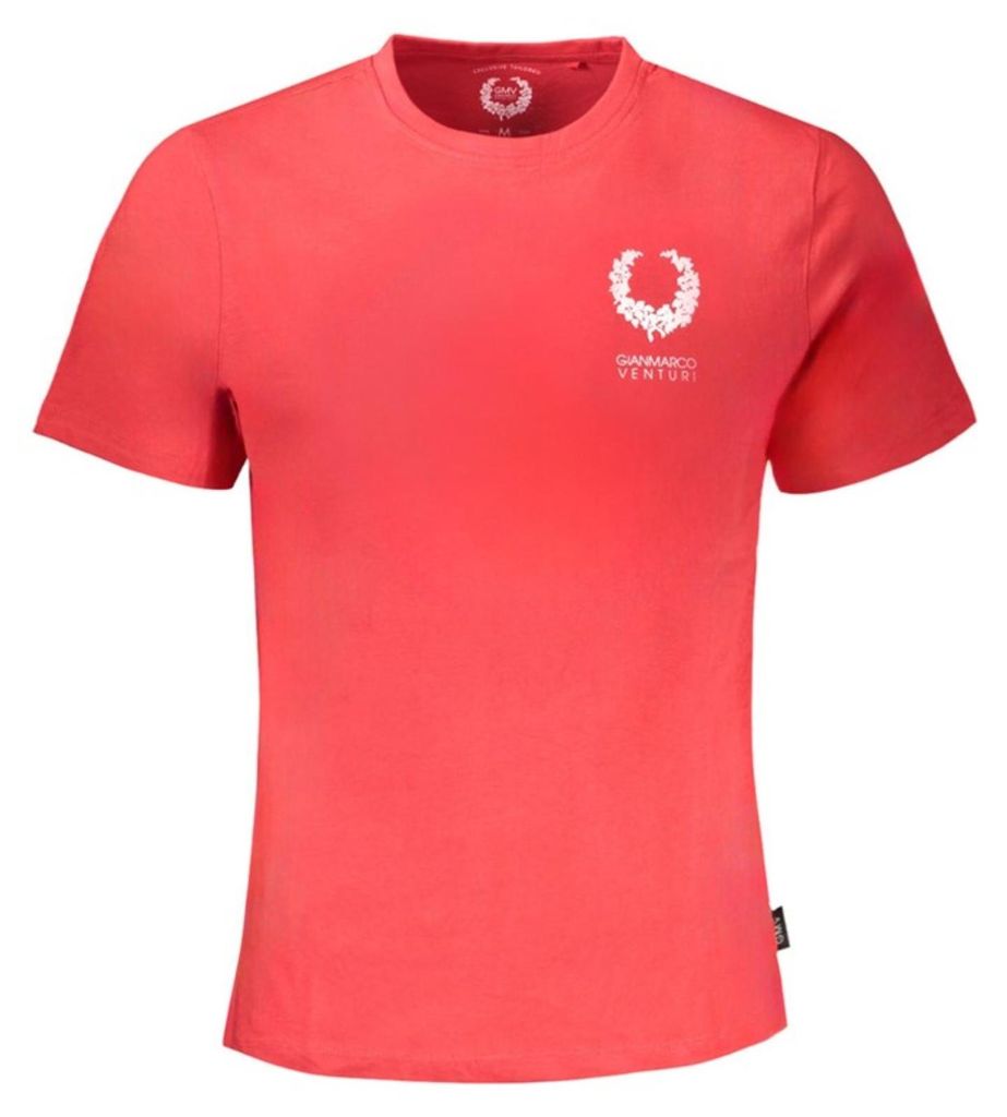 Kurzarm TShirt Rundhals Logo GIAN MARCO VENTURI : Größe - M Größe: M