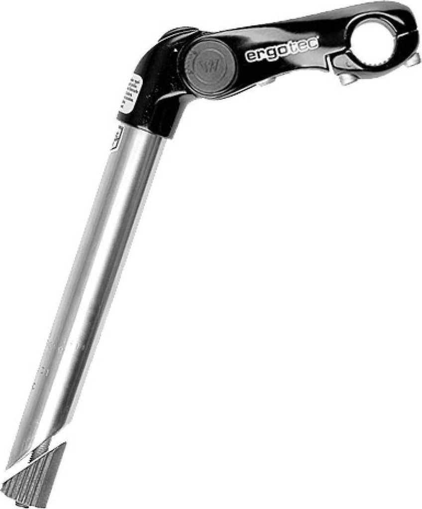 Ergotec Schaftvorbau KOBRA VARIO TUBE Ø=254/254mm L=230/90mm -10/+50° schwarz-sa